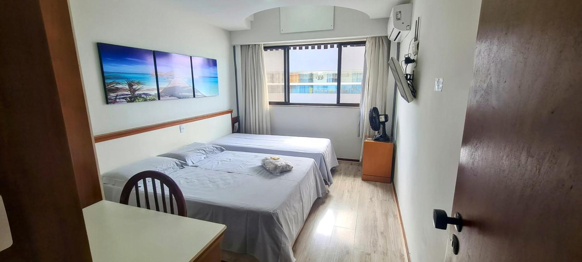 Flat Pasárgada 812, Free Bikes, pé na praia Vila Velha  Exterior foto