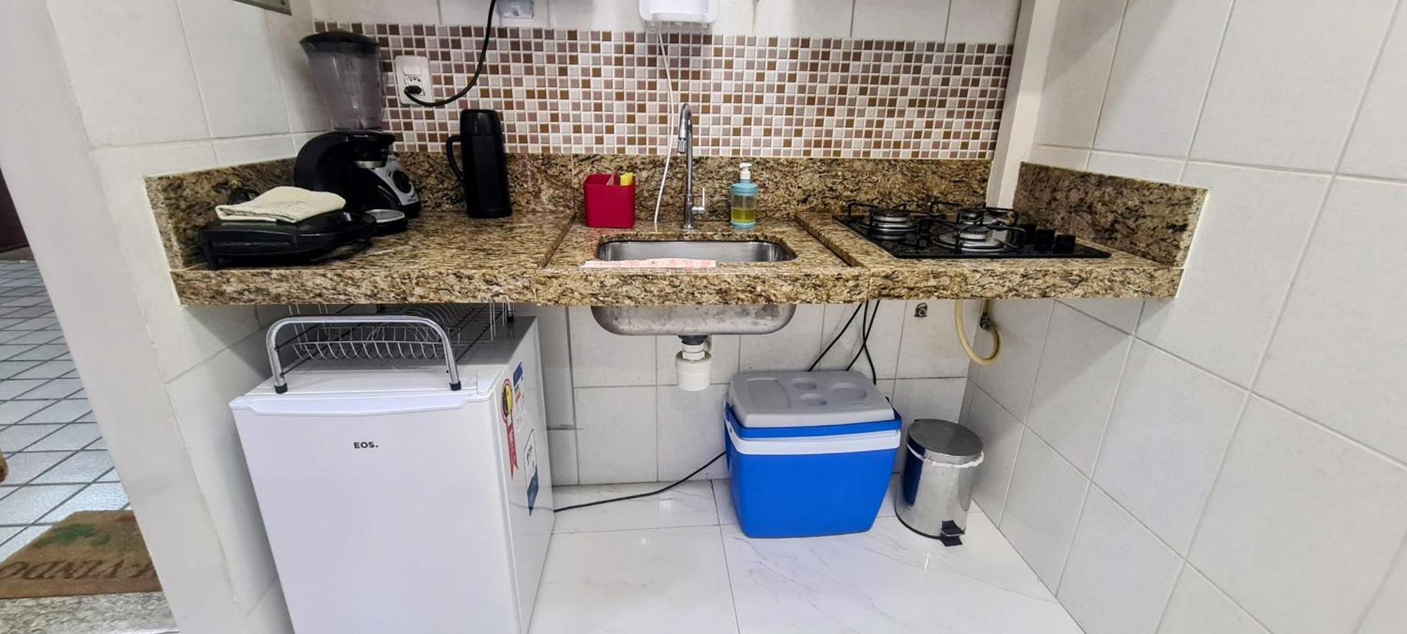 Flat Pasárgada 812, Free Bikes, pé na praia Vila Velha  Exterior foto