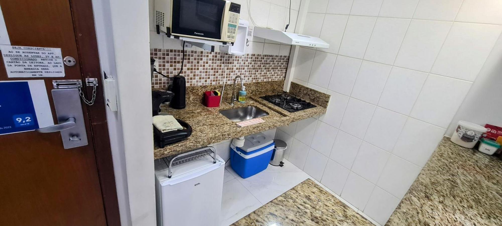Flat Pasárgada 812, Free Bikes, pé na praia Vila Velha  Exterior foto