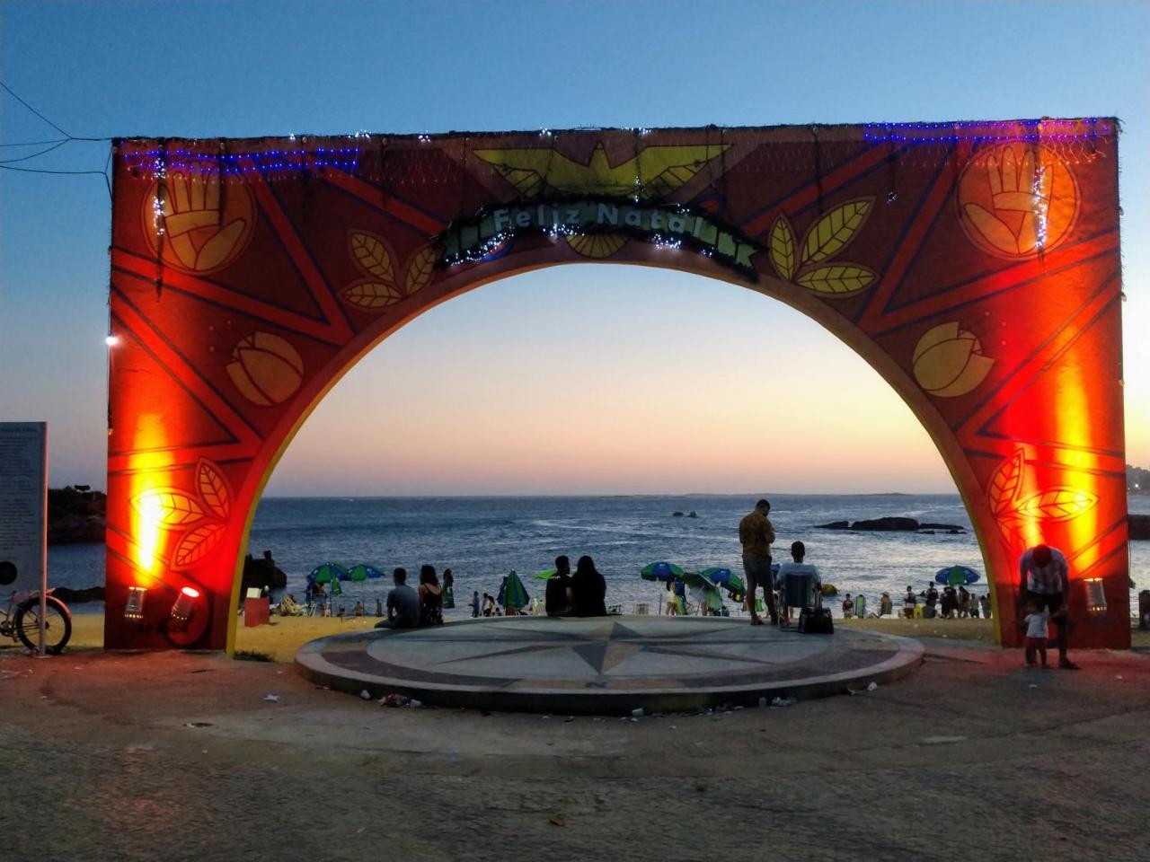 Flat Pasárgada 812, Free Bikes, pé na praia Vila Velha  Exterior foto